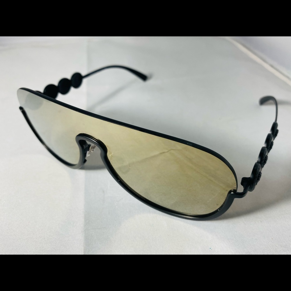 NEW!!  $290  VERSACE 4-MEDESA Top Rimless Mirrior Sunglasses   MOD. 2215